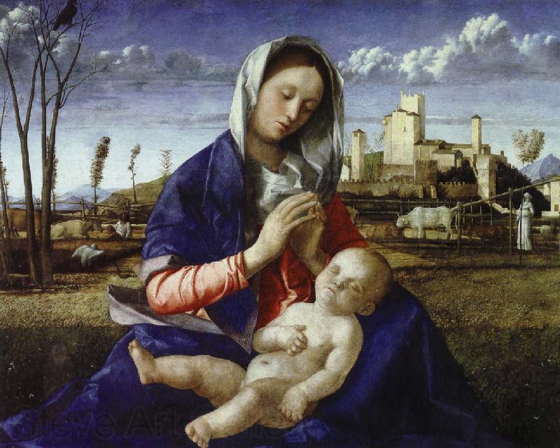 BELLINI, Giovanni angens madonna Norge oil painting art